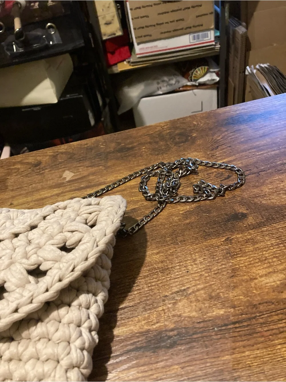 Hand made crocheted purse